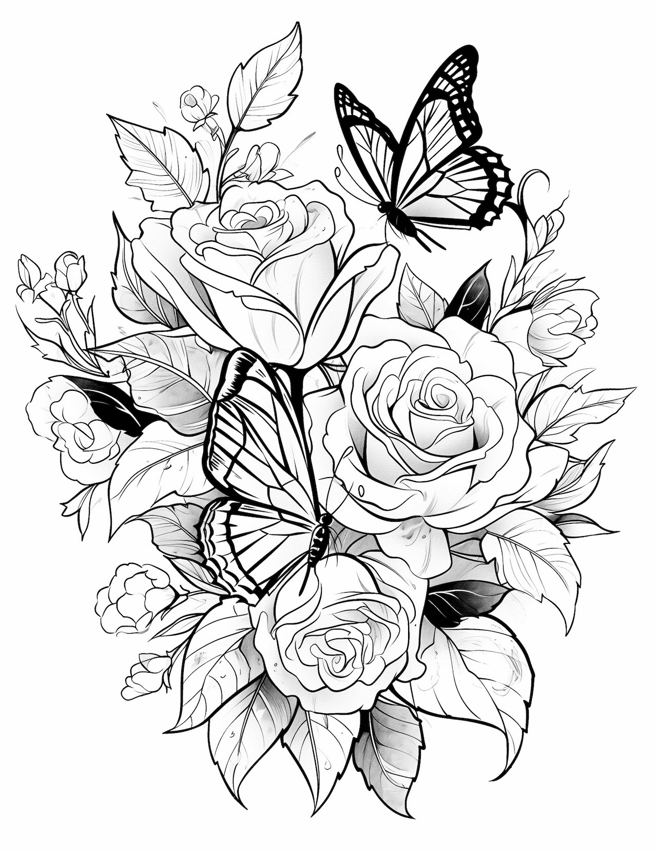 Coloring Pages Roses Joe Printables Coloring Pages Roses Joe Printables