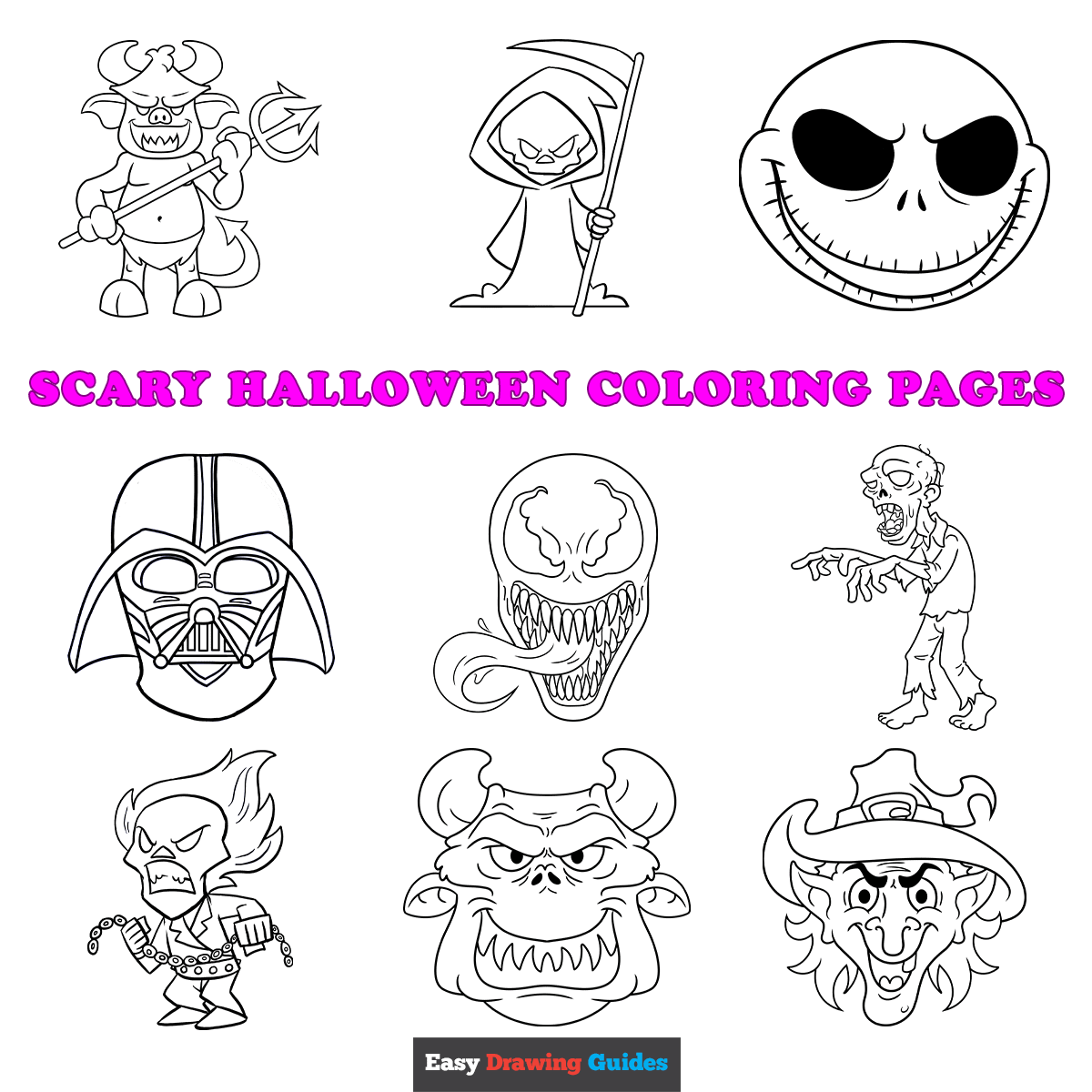 scary coloring pages scary coloring pages