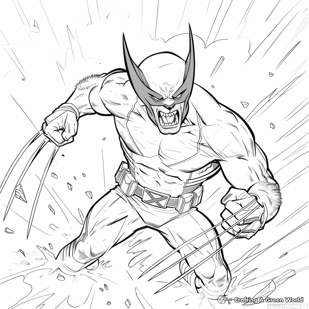 Coloring Pages Wolverine Coloring Pages Wolverine