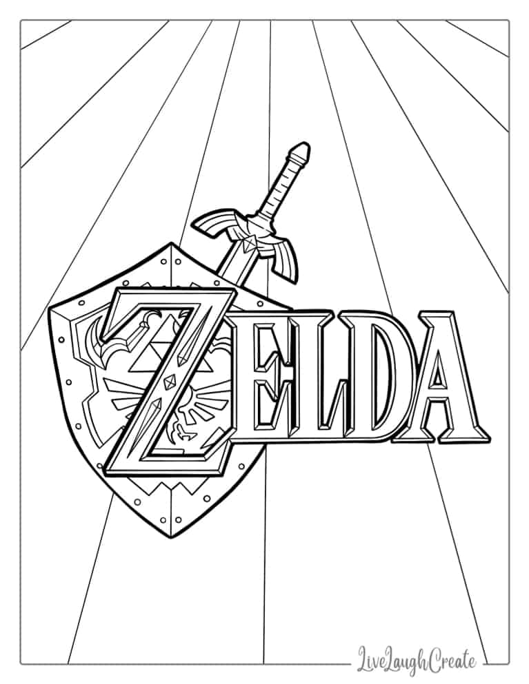 Coloring Pages Zelda