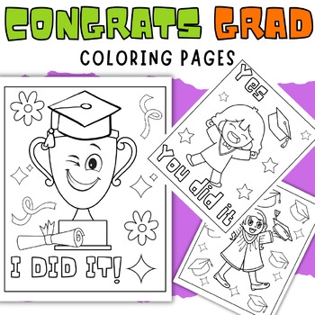 Congrats Grad Coloring Pages 2025 