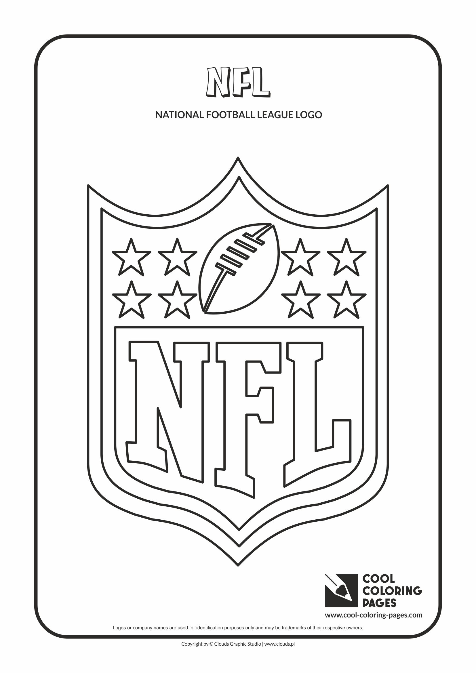 Cool Coloring Pages NFL Logo Coloring Pages Cool Coloring Pages 