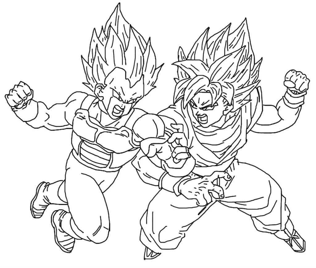 Cool Goku Coloring Page Download Print Or Color Online For Free