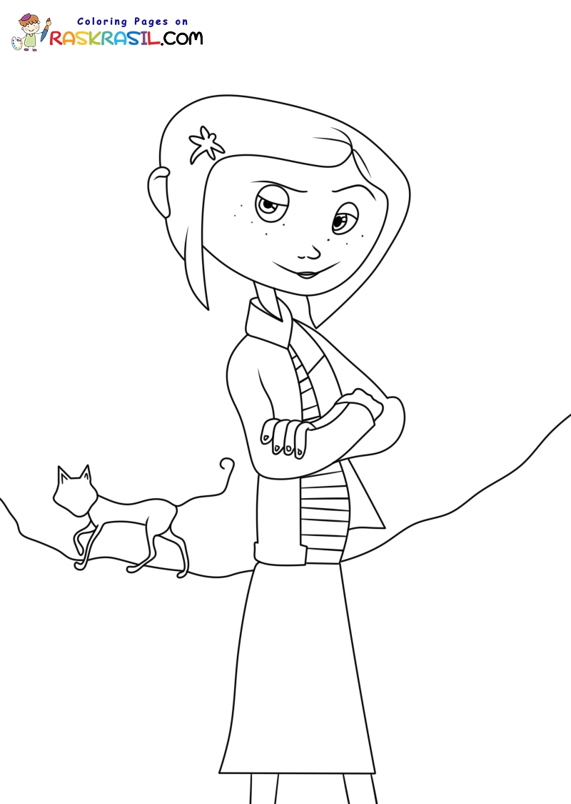 Coraline Coloring Pages Coraline Coloring Pages