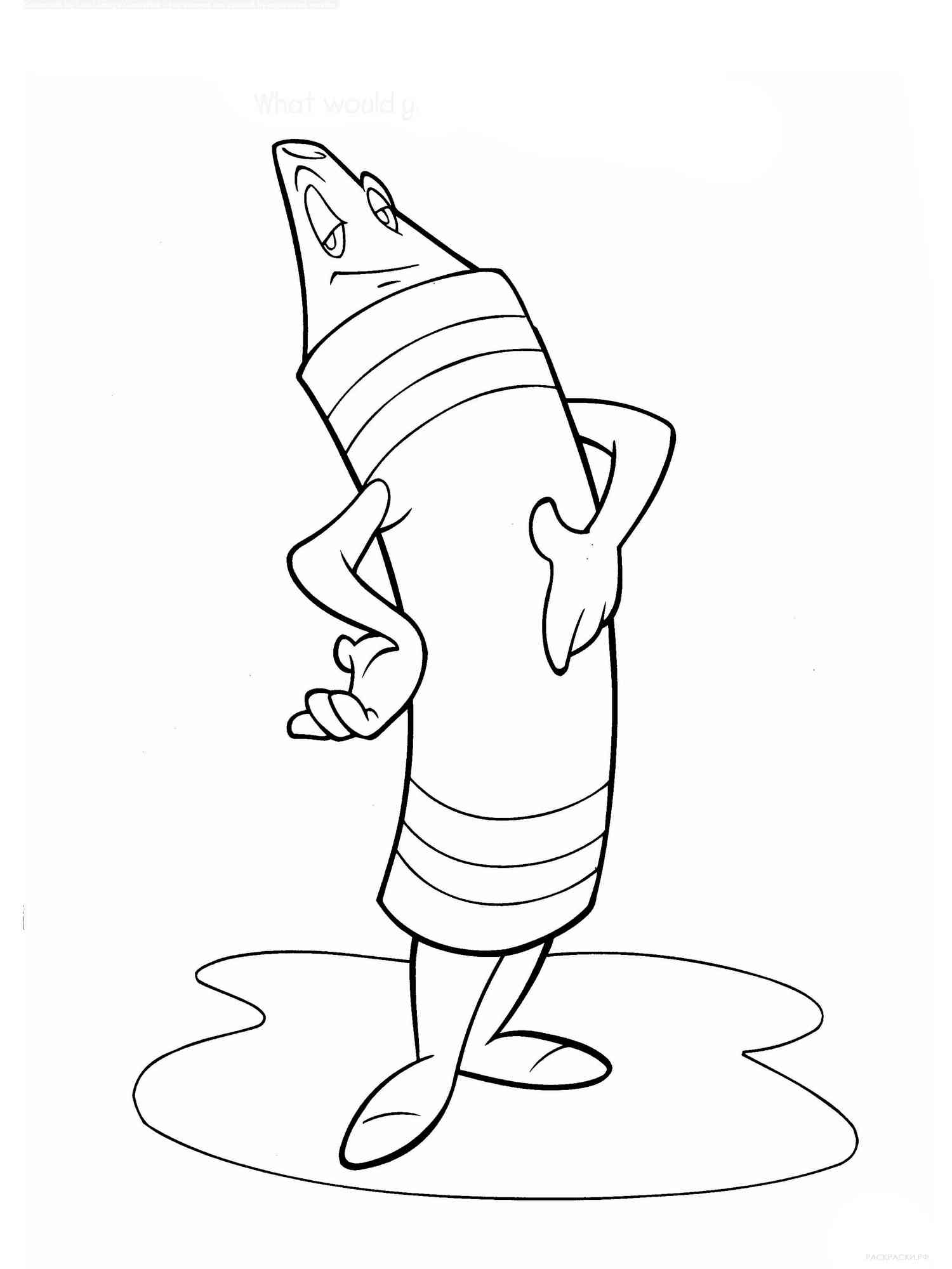 crayon coloring pages