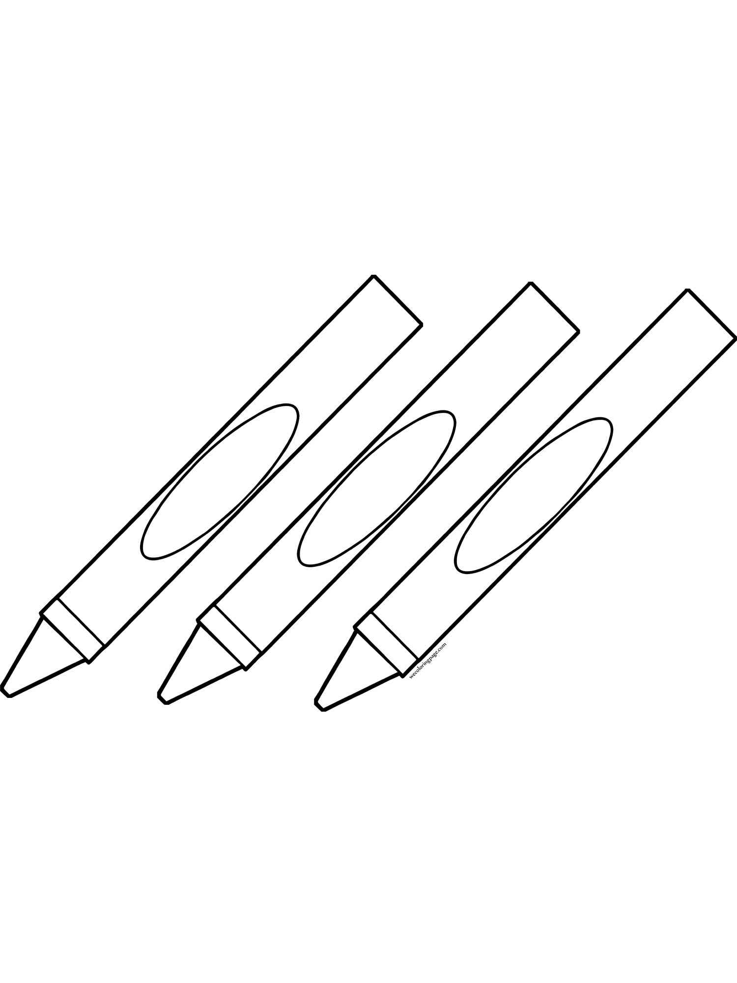 Crayon Coloring Pages