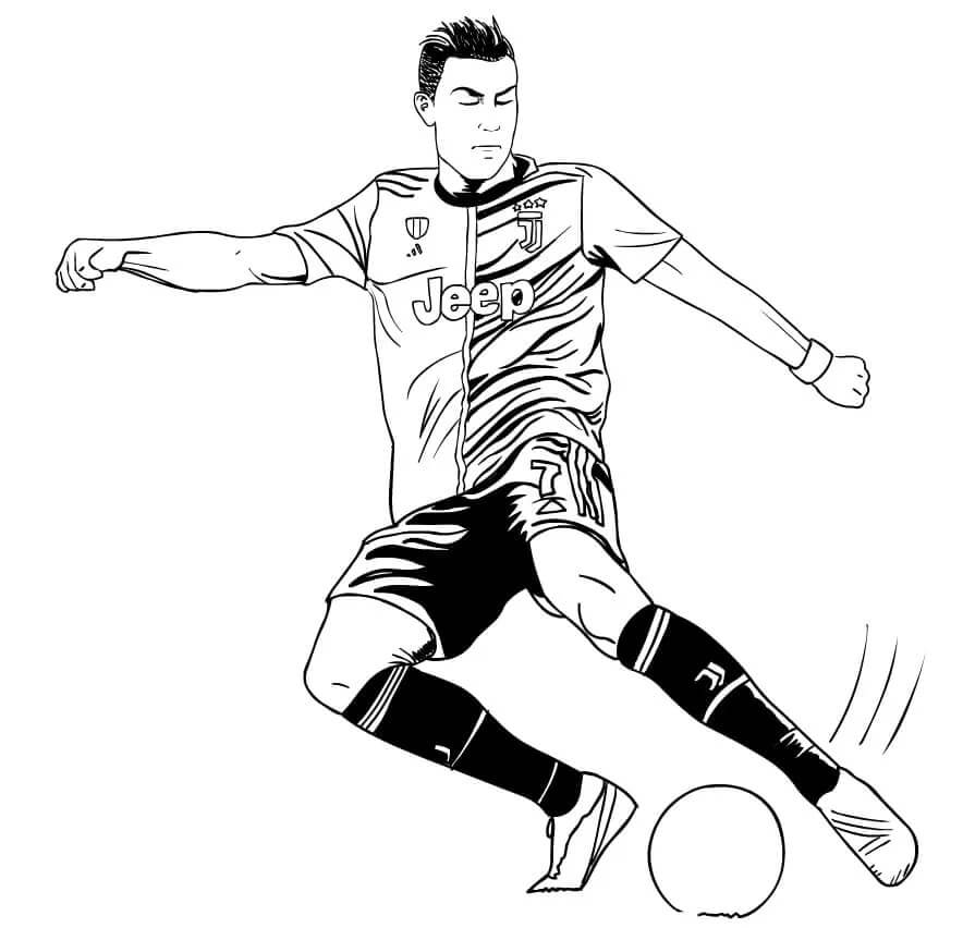 ronaldo coloring page ronaldo coloring page