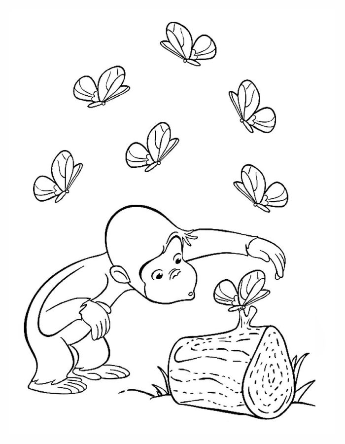 Curious George Coloring Pages Free Printable PDF Curious George Coloring Pages Free Printable PDF
