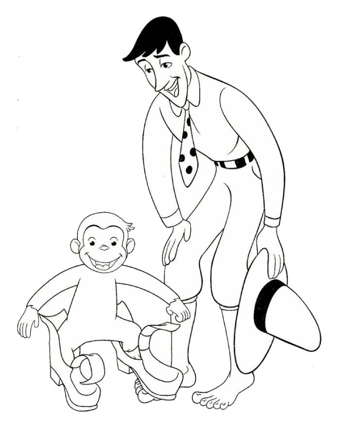 Curious George Coloring Pages Free Printable PDF Curious George Coloring Pages Free Printable PDF