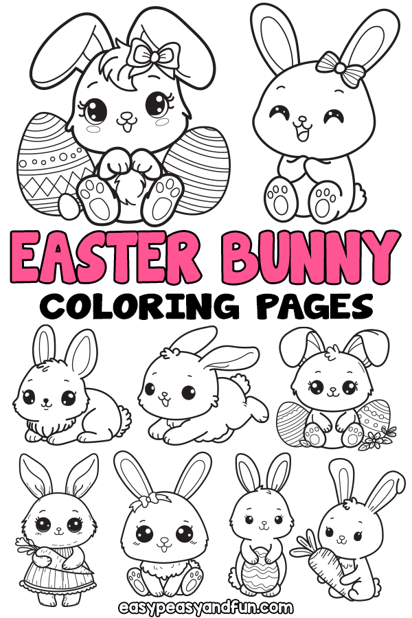 cute bunny coloring pages