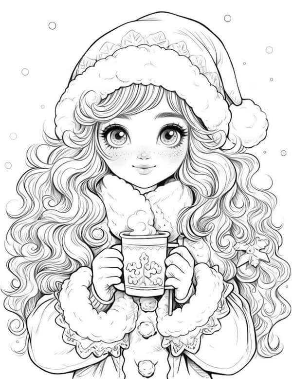 Cute Coloring Pages For Girls Christmas 2025 Cute Coloring Pages For Girls Christmas 2025