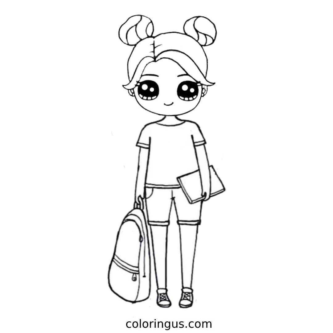 Cute Coloring Pages Free Printable PDF 