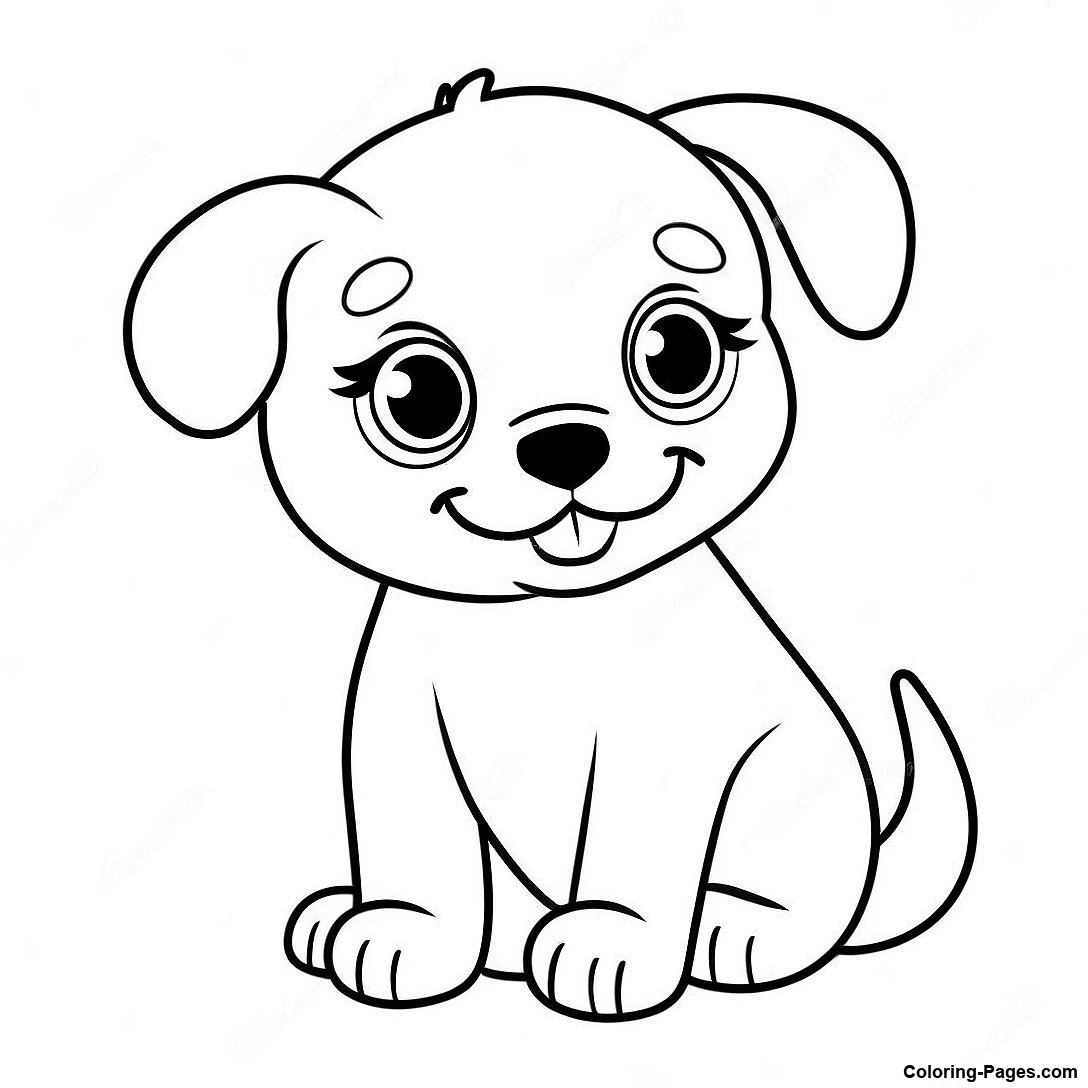 Cute Puppy Coloring Page Coloring Pages Cute Puppy Coloring Page Coloring Pages