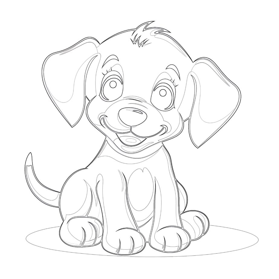 Cute Puppy Dog Coloring Pages Coloring Pages Mimi Panda