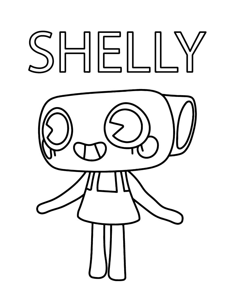 Dandy s World Coloring Page