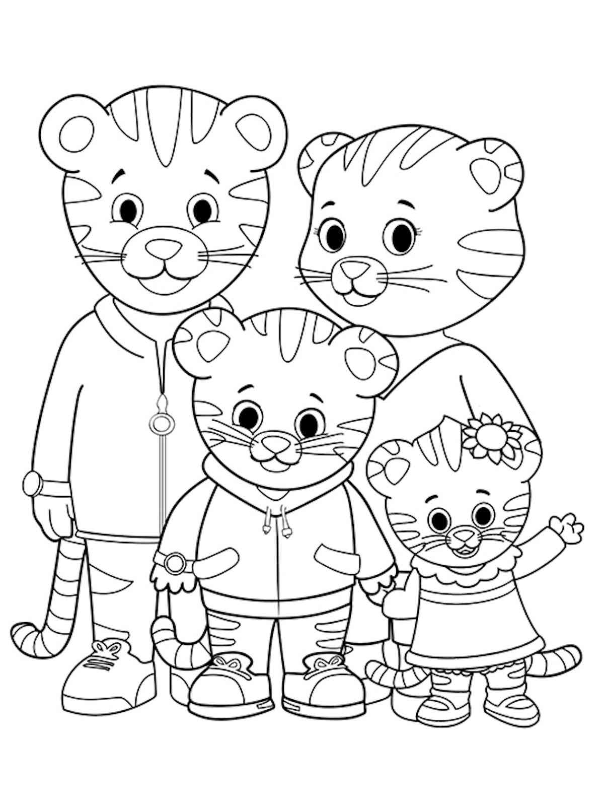 daniel tiger coloring pages daniel tiger coloring pages