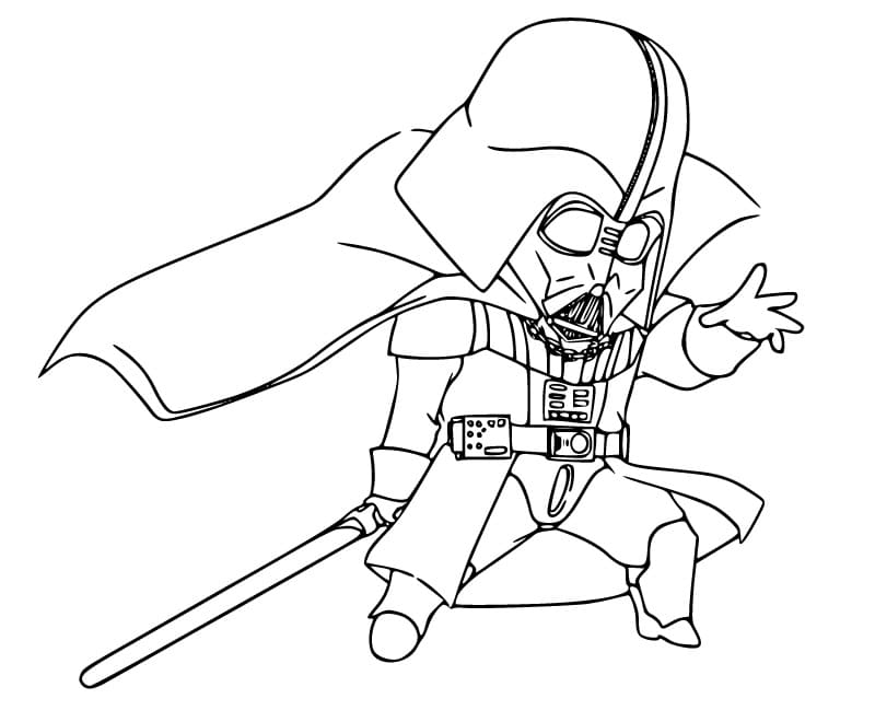 Darth Vader Coloring Pages ColoringLib