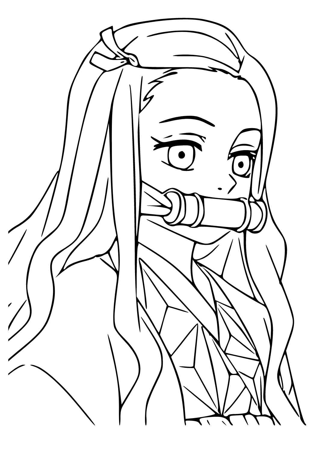 Demon Slayer Coloring Page