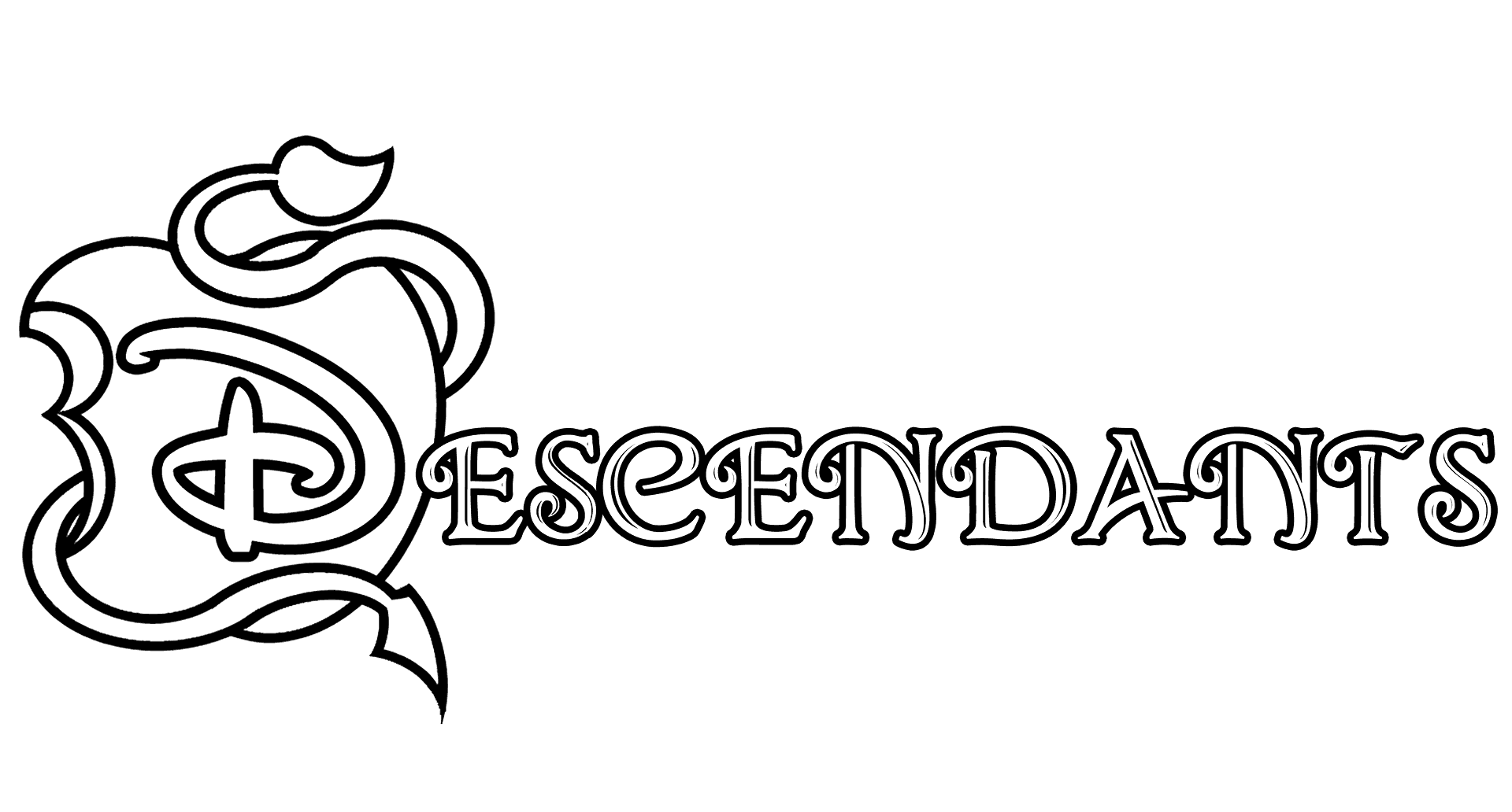 Descendants Disney Coloring Pages 2025 