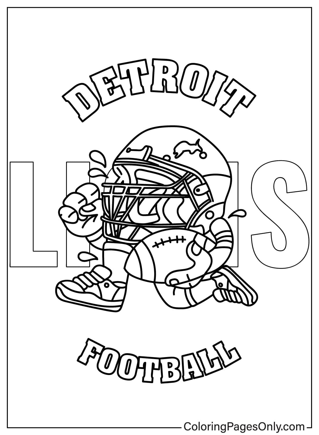 Detroit Lions Coloring Page Free Printable Coloring Pages Detroit Lions Coloring Page Free Printable Coloring Pages