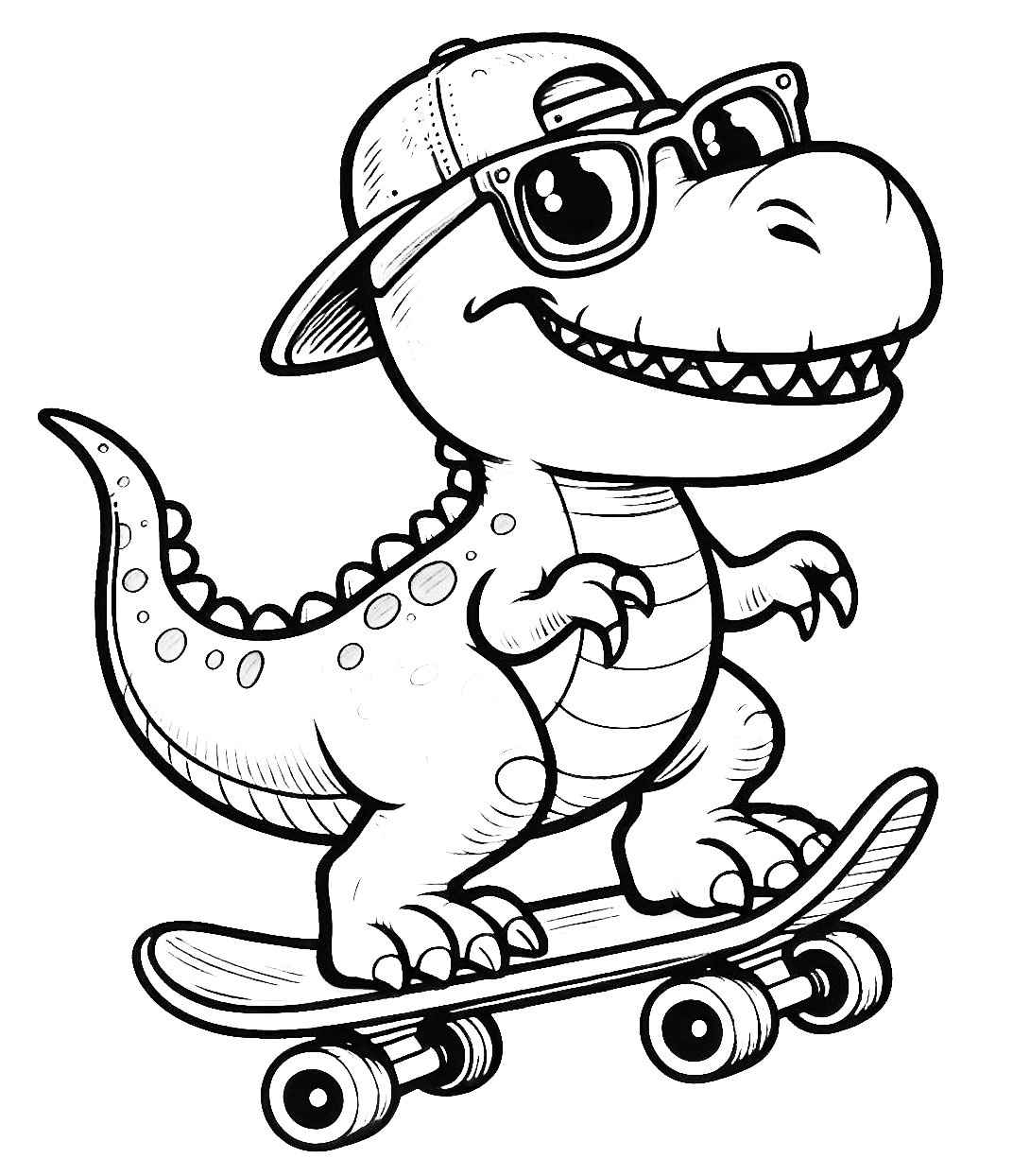 Dino Coloring Pages