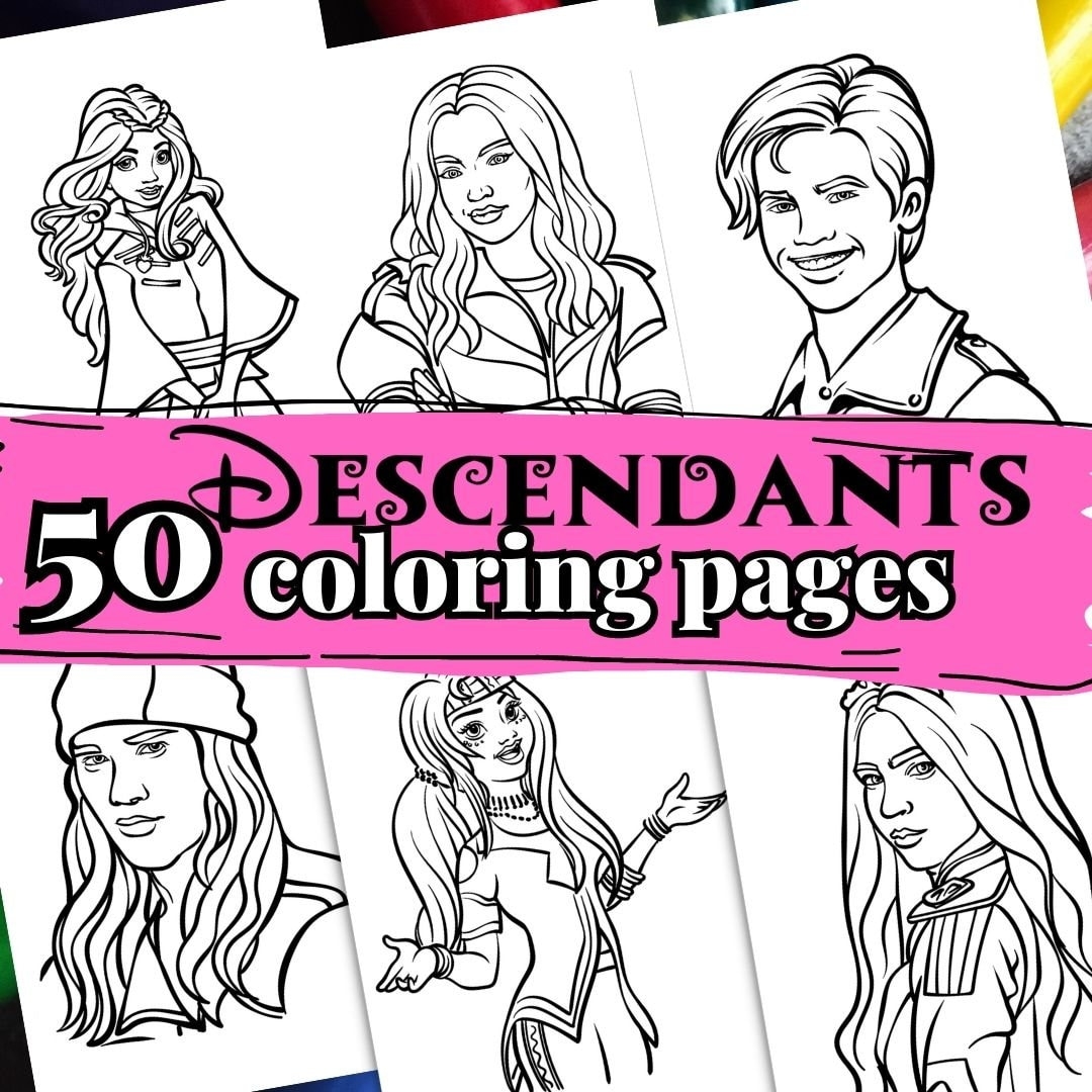 Disney Descendants Coloring Pages