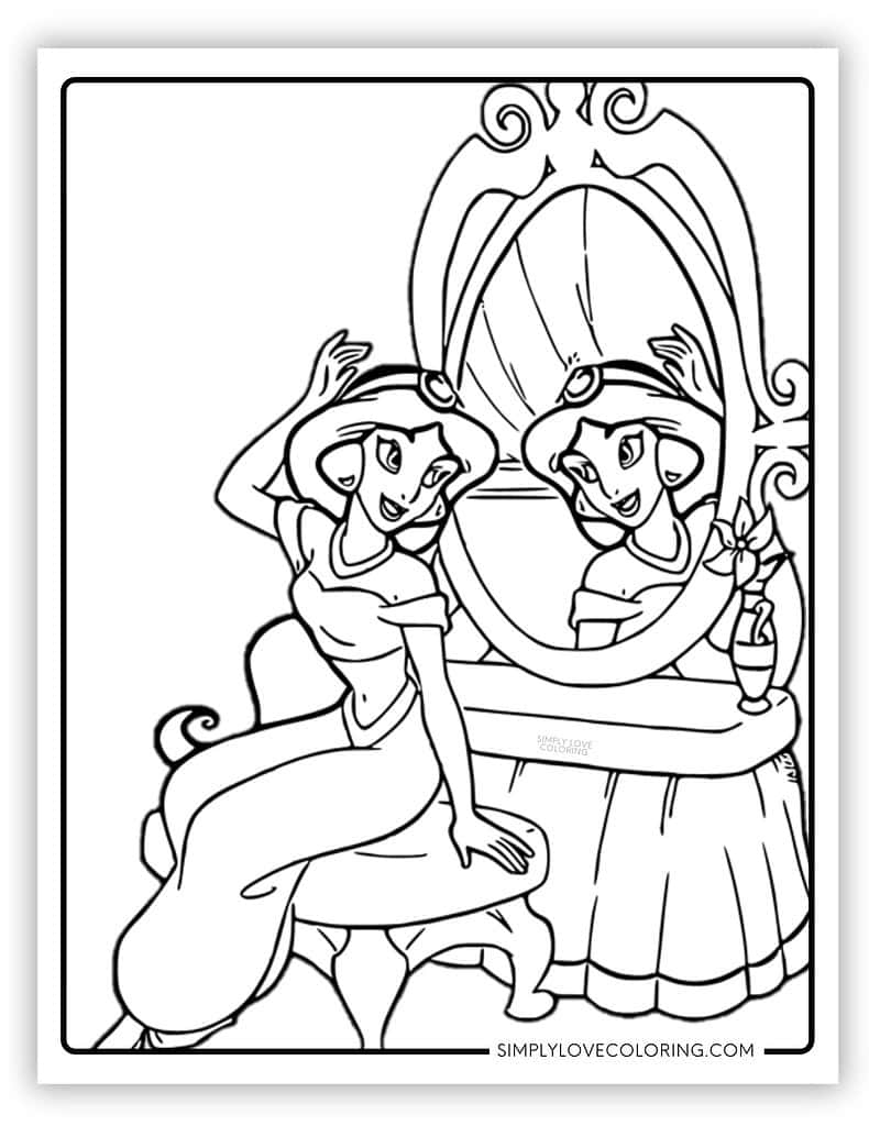 Disney Princess Coloring Pages Jasmine Infoupdate Disney Princess Coloring Pages Jasmine Infoupdate