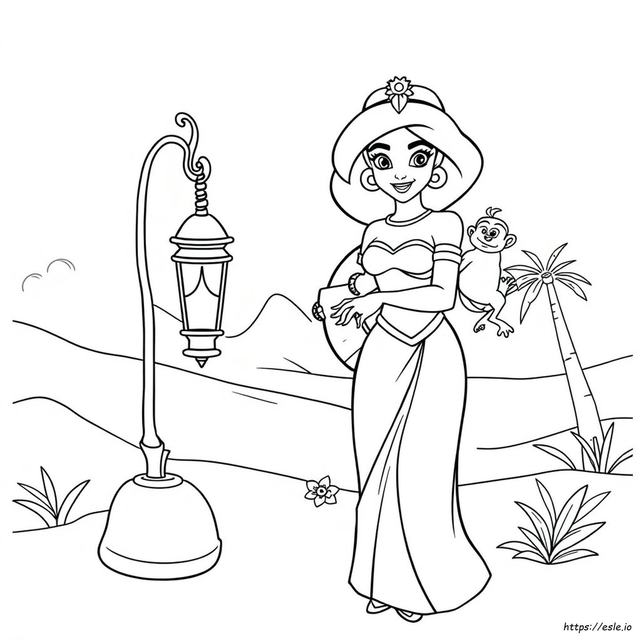 Disney Princess Jasmine Coloring Pages Disney Princess Jasmine Coloring Pages