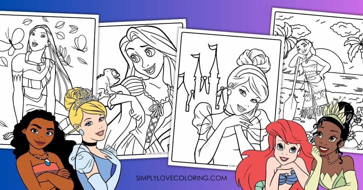 Disney Princess Pictures Coloring Pages Free Printable Infoupdate
