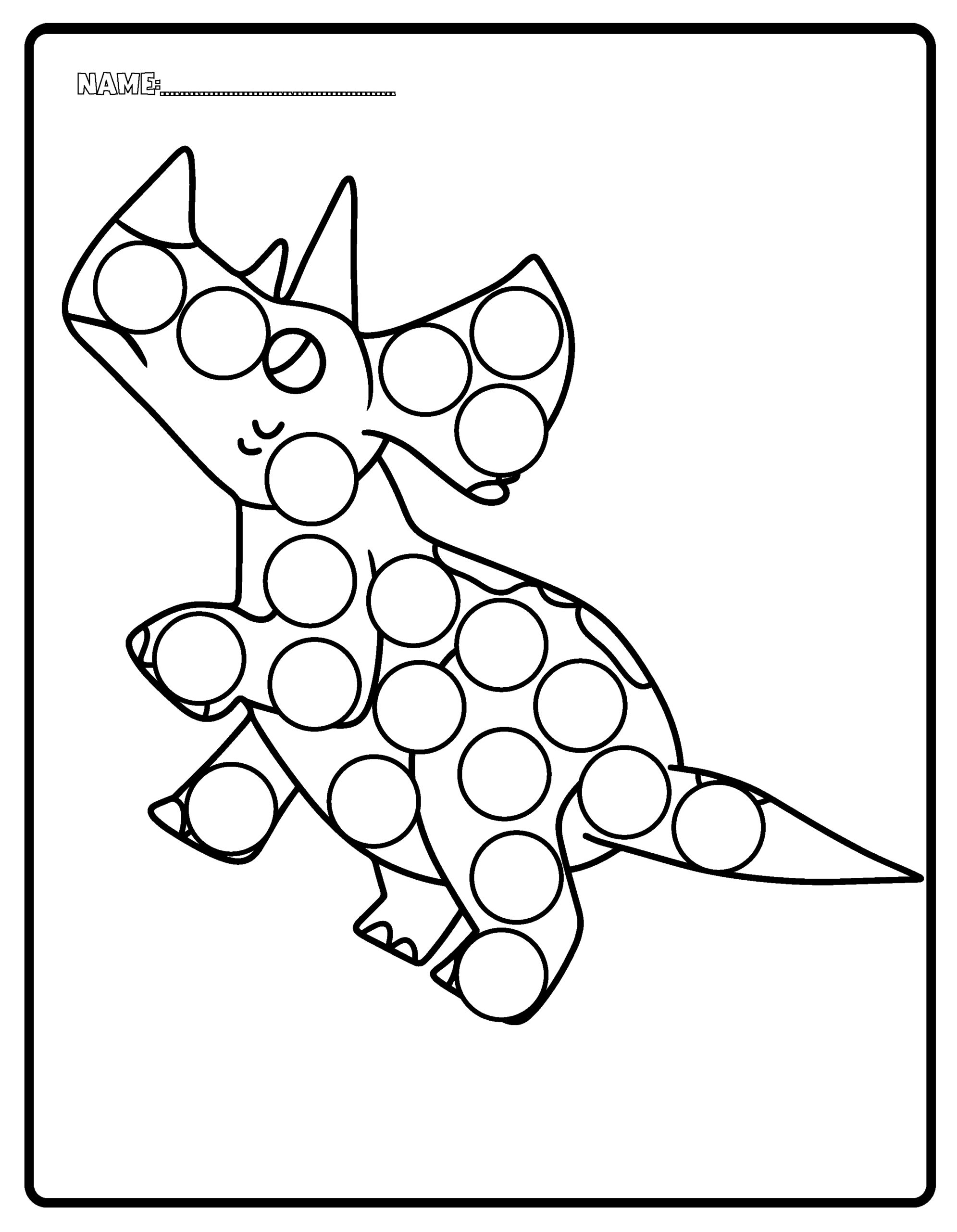 Do A Dot Coloring Pages Infoupdate