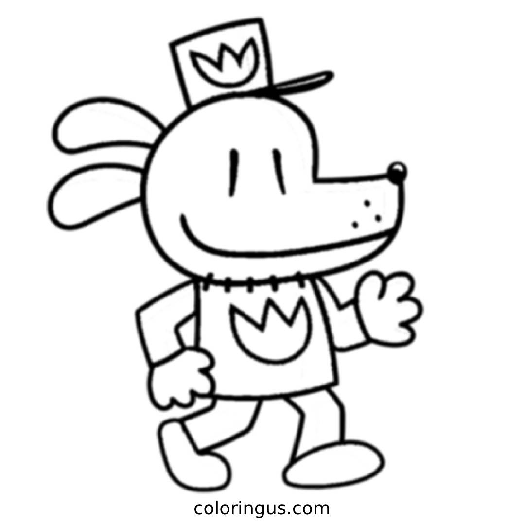 Dog Man Coloring Pages Free Printable PDF Dog Man Coloring Pages Free Printable PDF