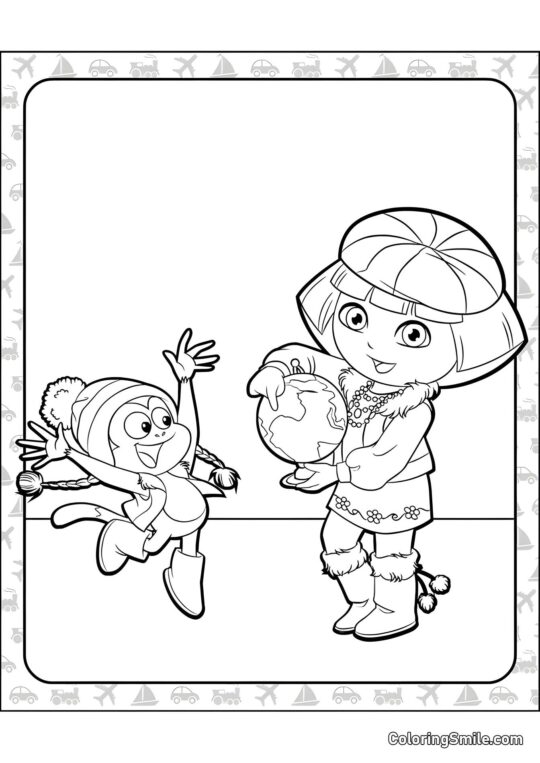 Dora The Explorer Coloring Pages Print Download PDF Dora The Explorer Coloring Pages Print Download PDF