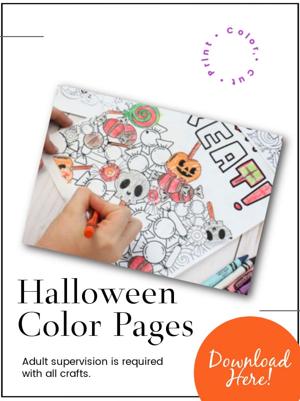 Download Your Halloween Color Pages Brilliant Little Ideas