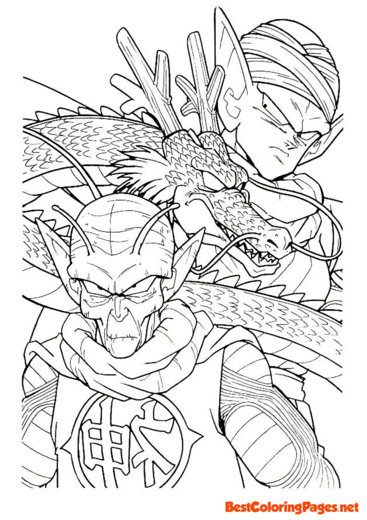 dragon ball coloring pages dragon ball coloring pages