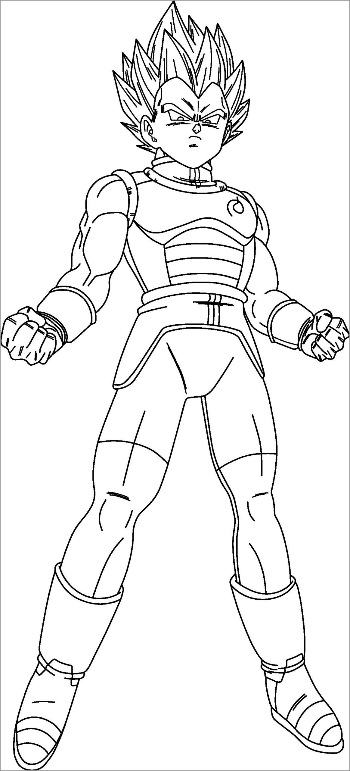 Dragon Ball Z Coloring Page Black Goku ColoringBay