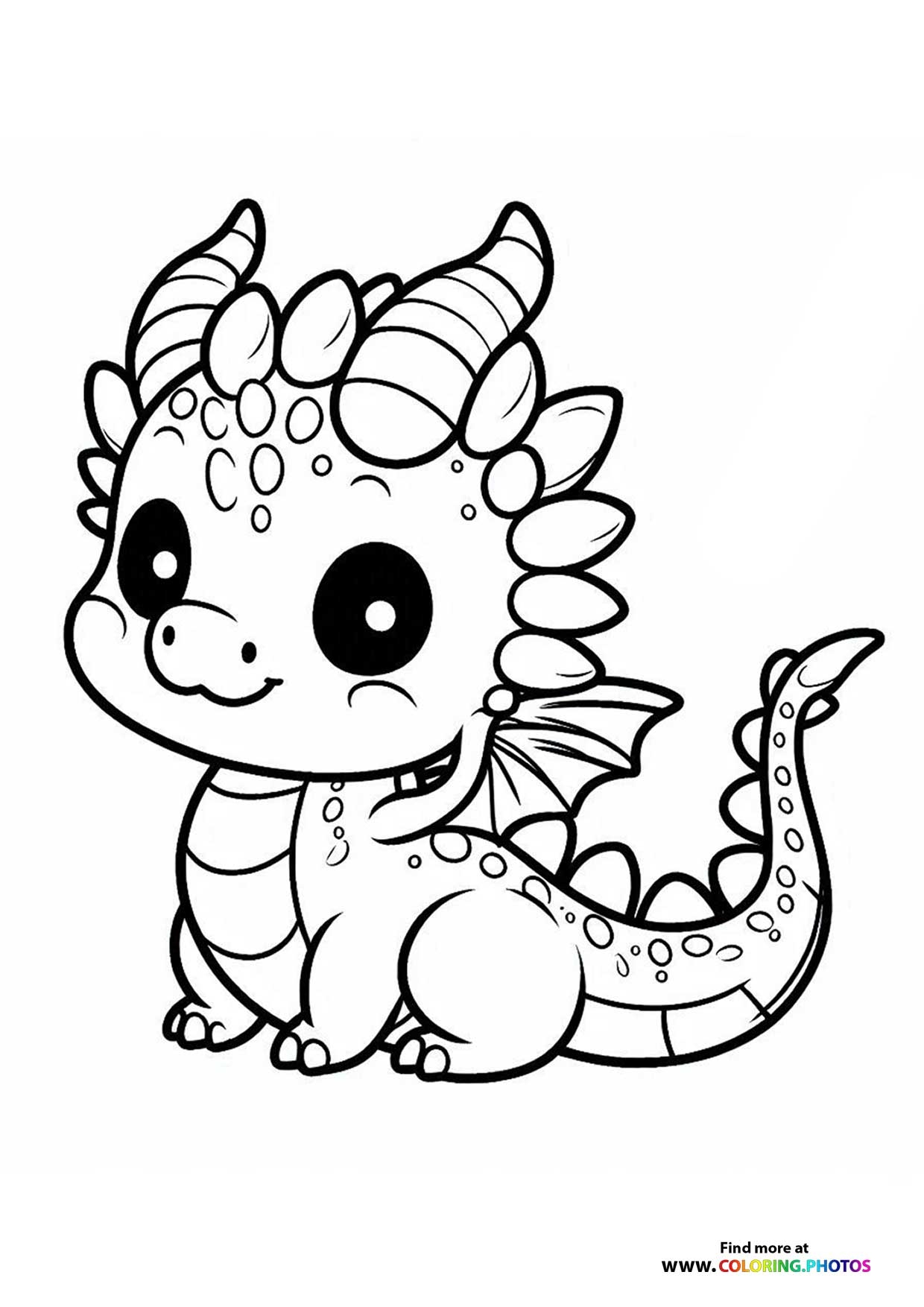 Dragons Coloring Pages For Kids