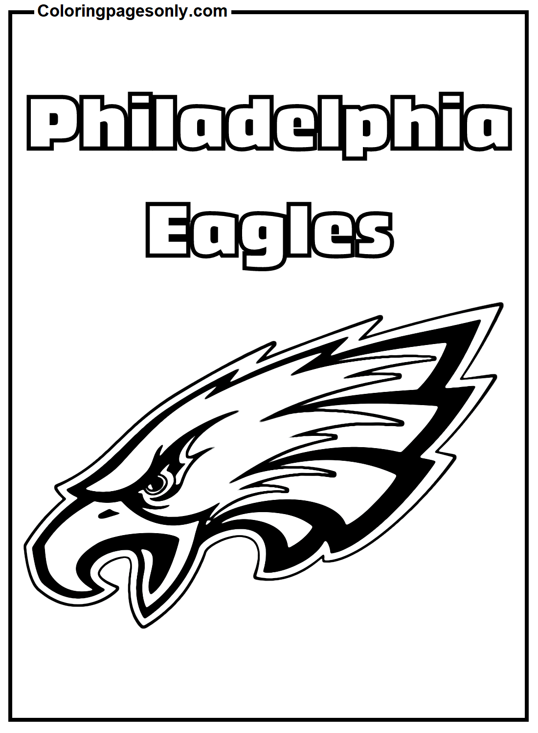 Eagles Coloring Pages Printable Eagle Coloring Bald Printable Kids