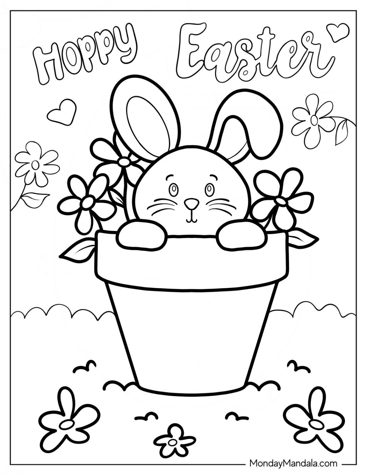 Easter Bunny Coloring Pages Free Printable Pdf Free Infoupdate Easter Bunny Coloring Pages Free Printable Pdf Free Infoupdate