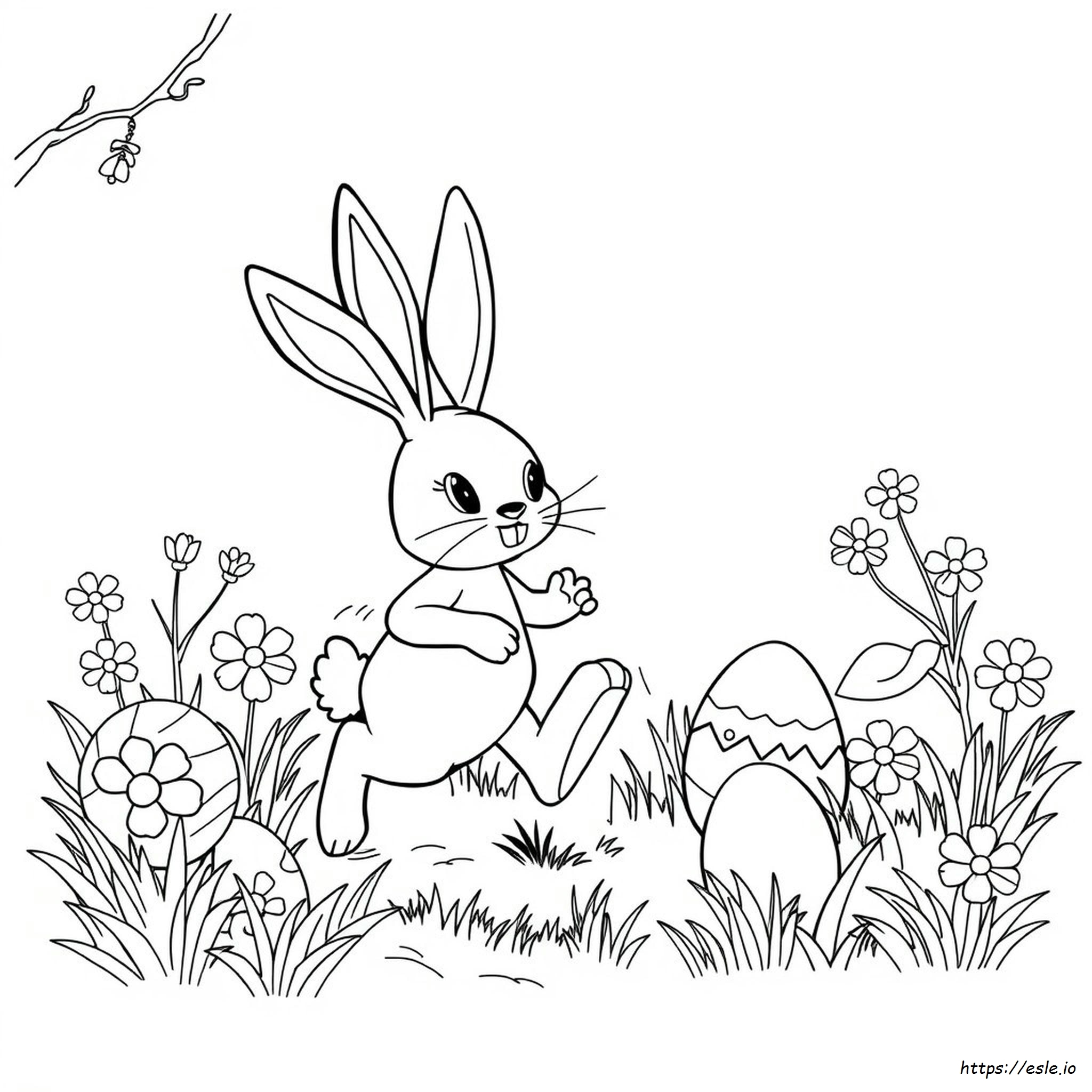 easter bunny coloring pages