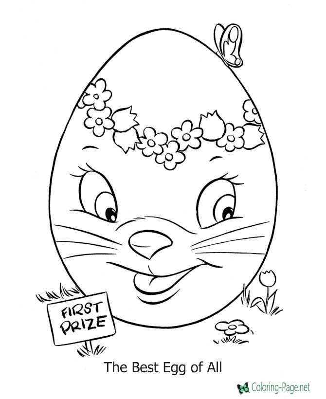 Easter Egg Coloring Pages Easter Egg Coloring Pages