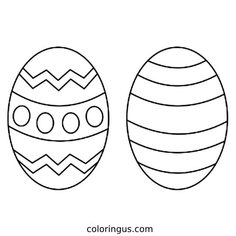Easter Egg Coloring Pages Free Printable PDF Easter Egg Coloring Pages Free Printable PDF