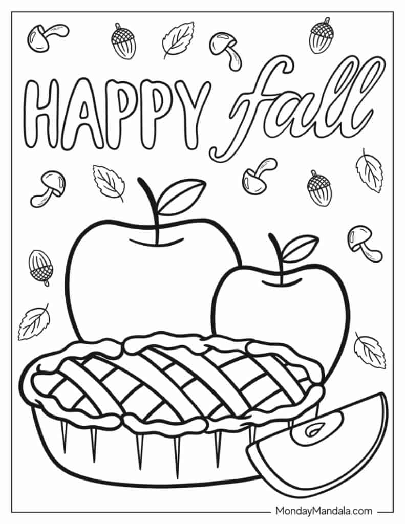 fall coloring pages for kids fall coloring pages for kids