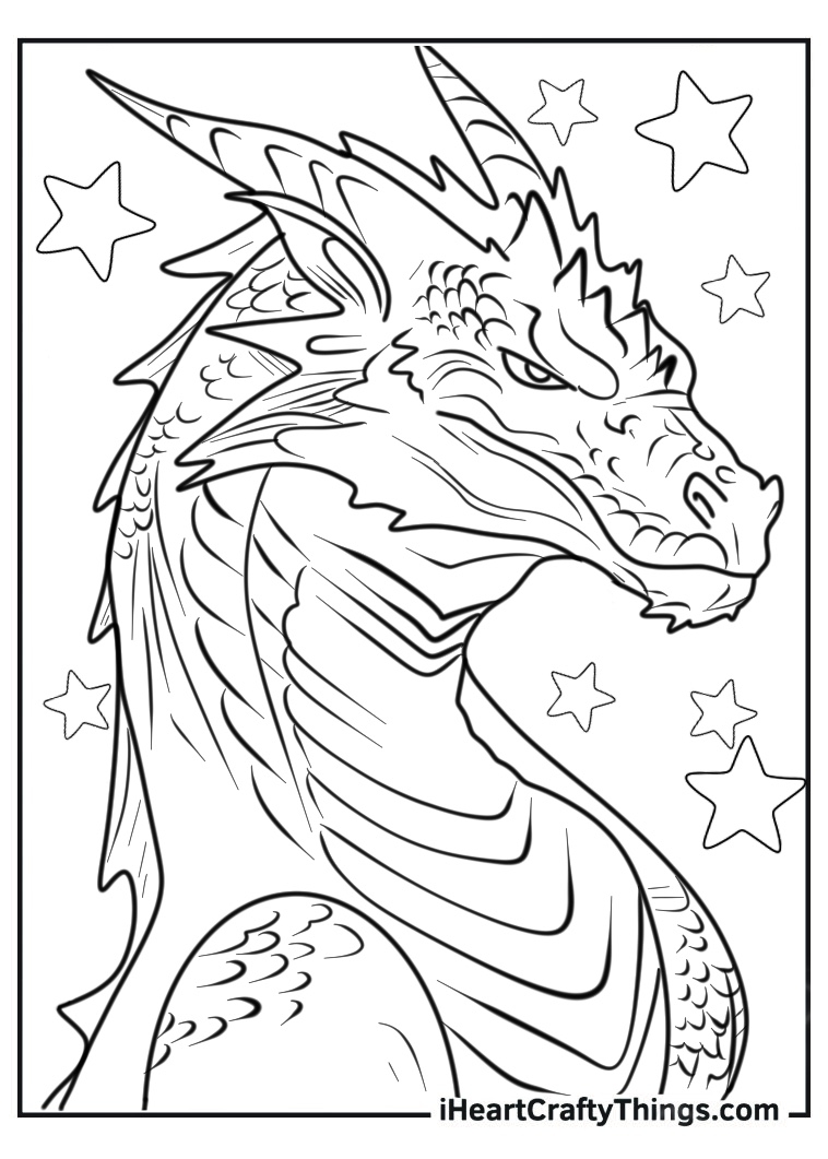 Easy Printable Dragon Coloring Pages Pdf Printable Infoupdate