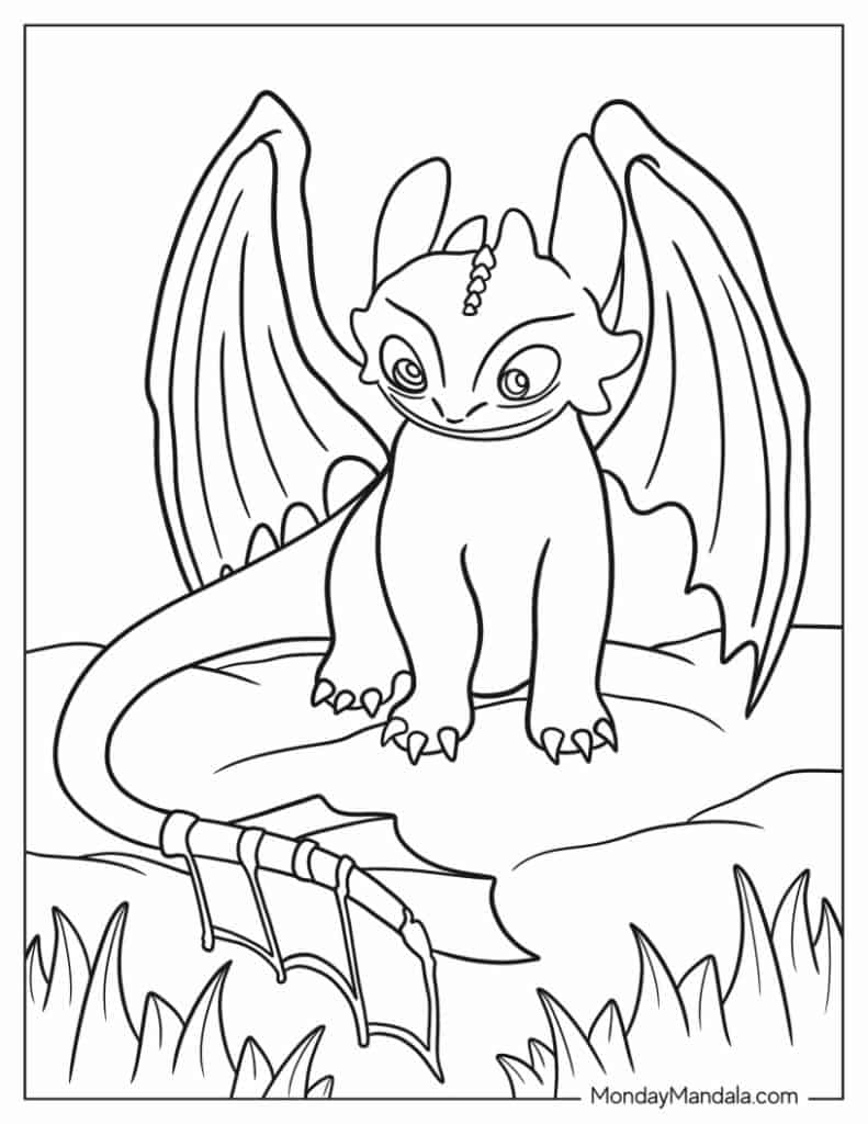 Easy Printable Dragon Coloring Pages Pdf Printable Infoupdate