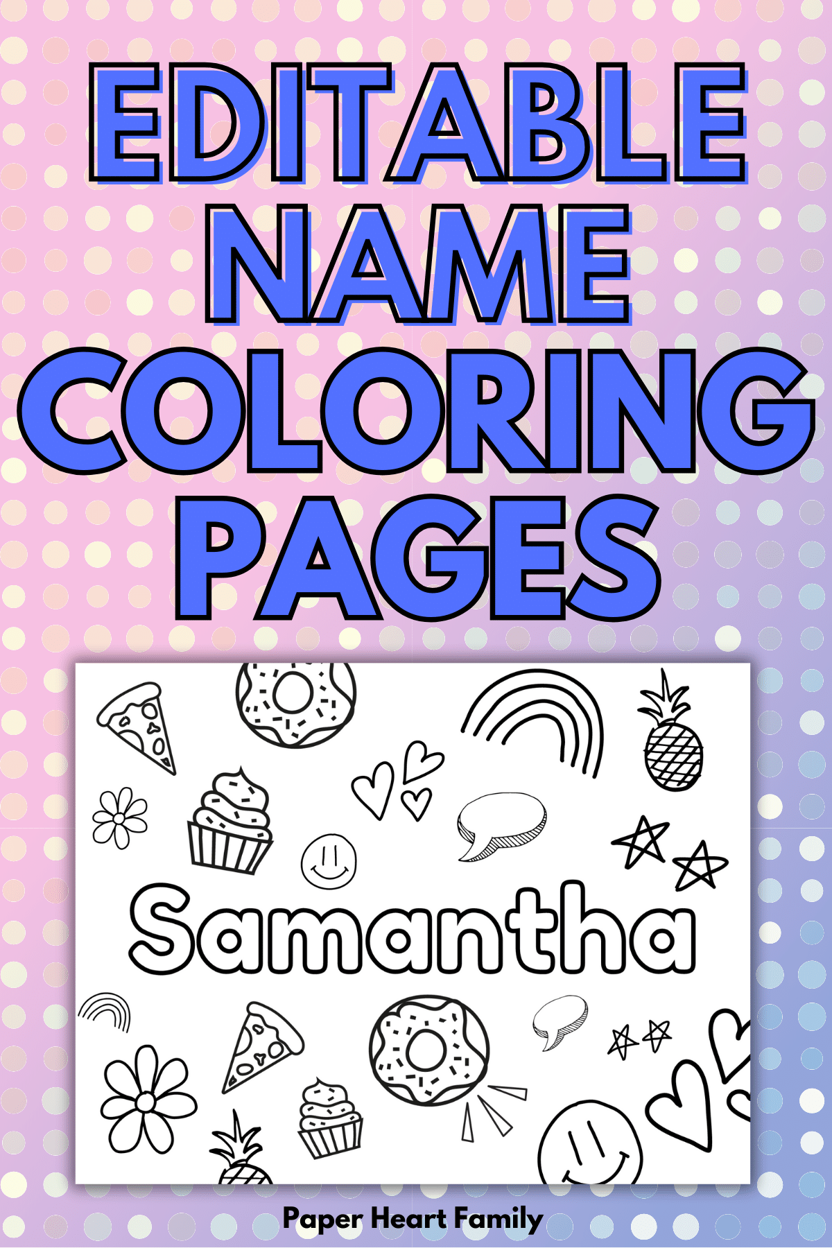Editable Name Coloring Pages Love Yarn Editable Name Coloring Pages Love Yarn
