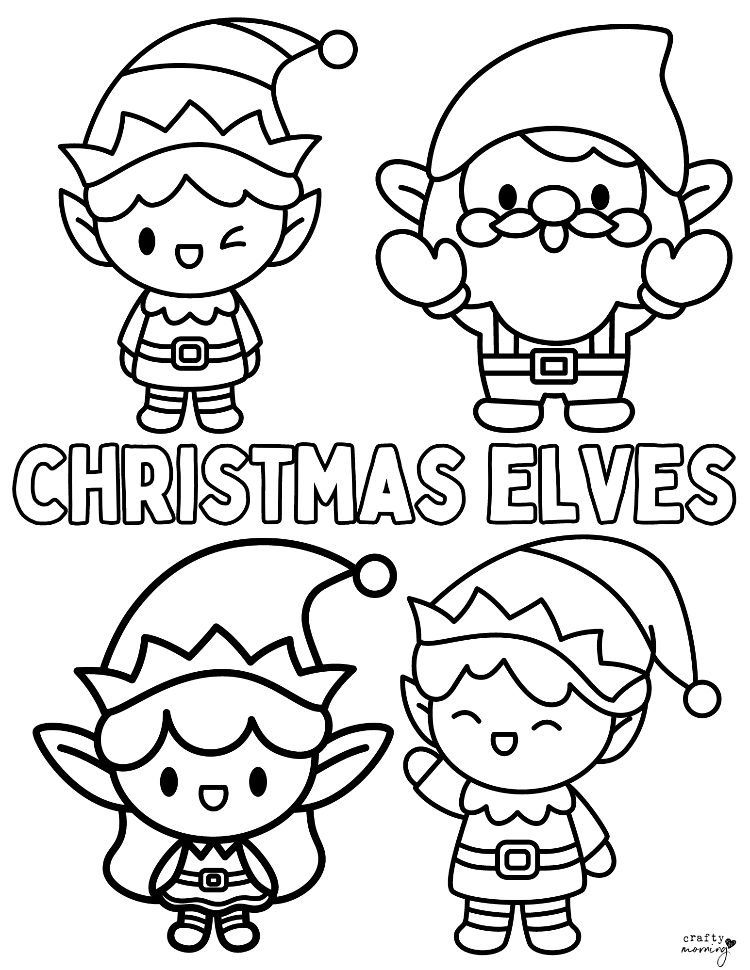 Elf Coloring Pages Preschool 2025 Elf Coloring Pages Preschool 2025