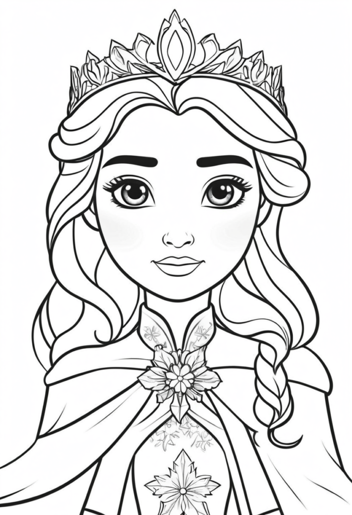Elsa Color My Pages Elsa Color My Pages