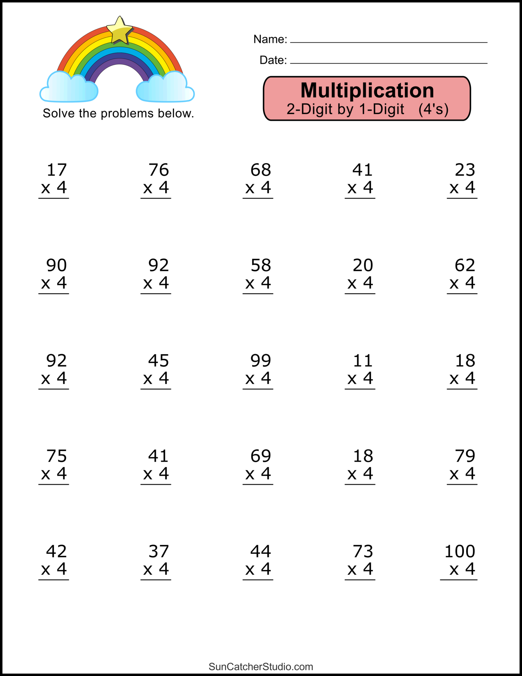 Engaging 2nd Grade Multiplication Worksheets For Fun Learning