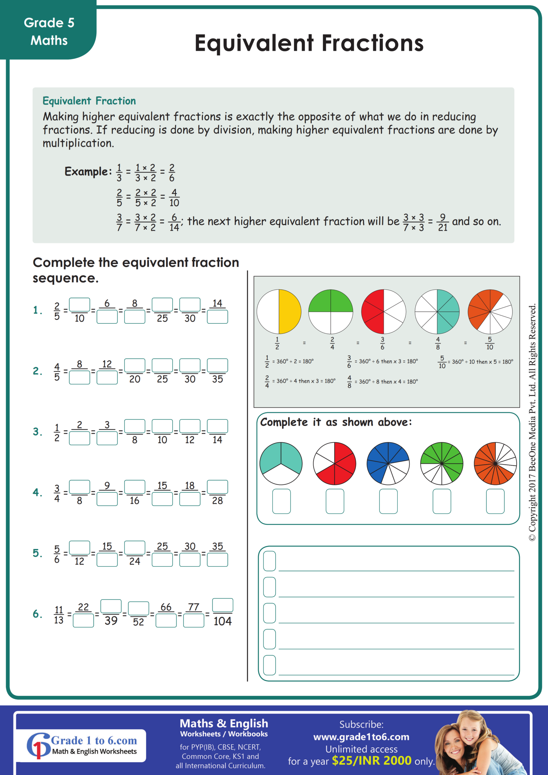 Equivalent Fractions Worksheets 15 Worksheets Worksheets Library Equivalent Fractions Worksheets 15 Worksheets Worksheets Library