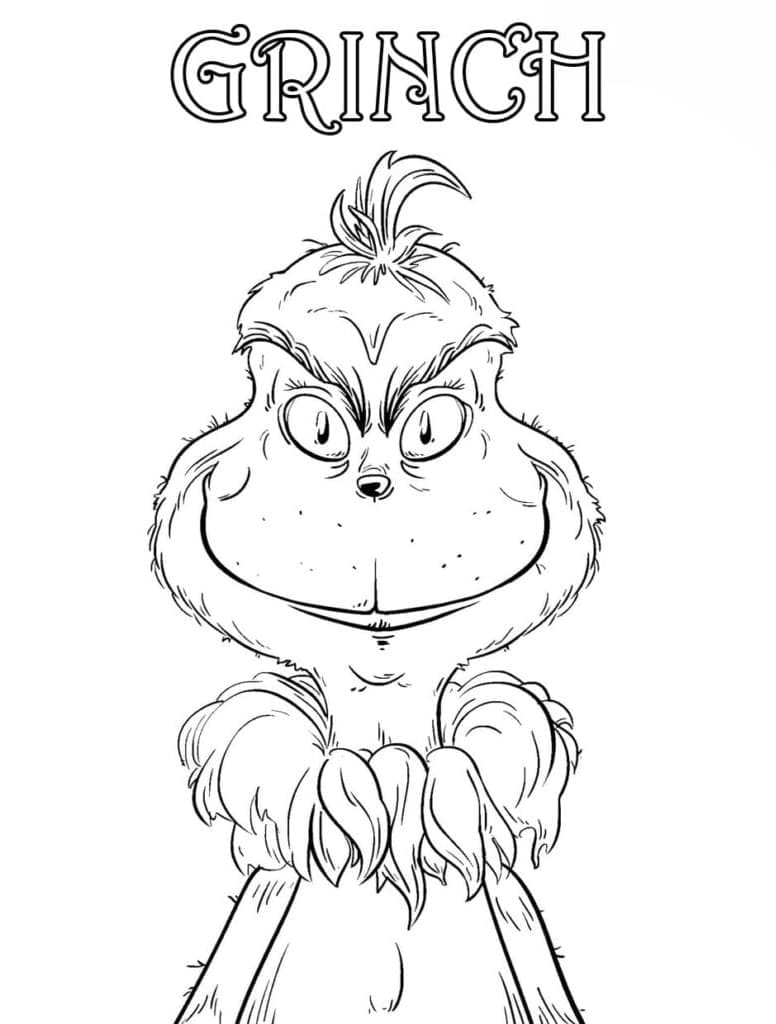 grinch coloring page grinch coloring page